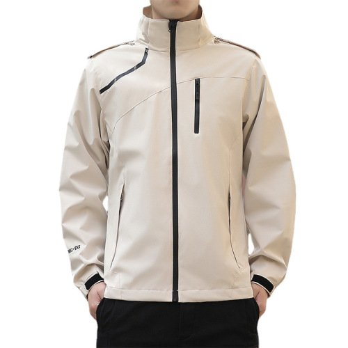 One-piece emergency coat, men's coat, spring and autumn new casual large-size youth jacket, men's outdoor coat