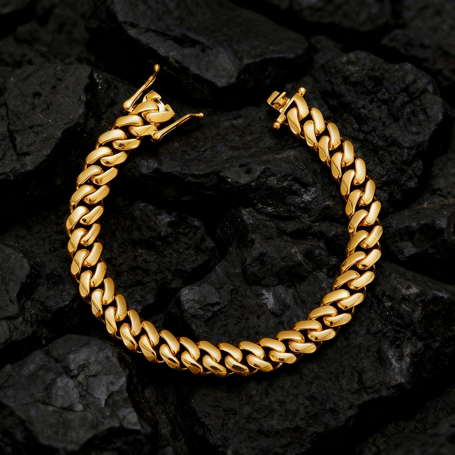 Boucle de ceinture pour homme en acier inoxydable poli, plaqué or, avec motif tête de dragon, finition lisse, 6-22 mm._voghion.com