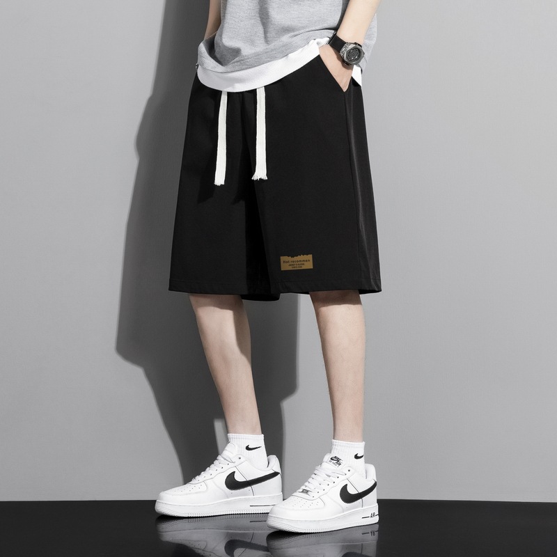 Pantalones Cortos Deportivos Estampados para Hombre de Poliéster para Verano