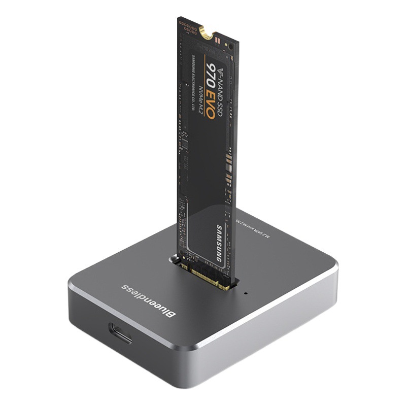 M.2 SATA/NVMe doble protocolo SSD base portátil Type-C3.1 SSD caja de disco duro móvil