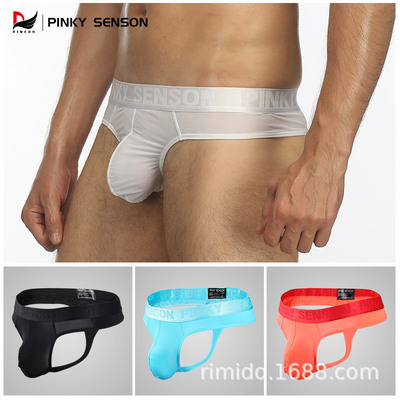 nylon Thin section Ding pants Elastic Low-waisted Sexy Male OEM Customized underwearPS509