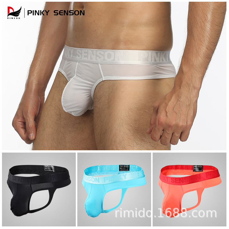 nylon Thin section Ding pants Elastic Low-waisted Sexy Male OEM Customized underwearPS509