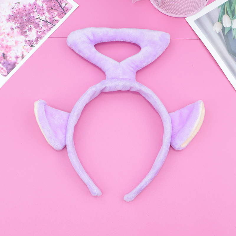 Nueva antena diadema de bebé anime diadema de dibujos animados lindo venta lindo tridimensional diadema banda para el cabello lavado de cara diadema femenina