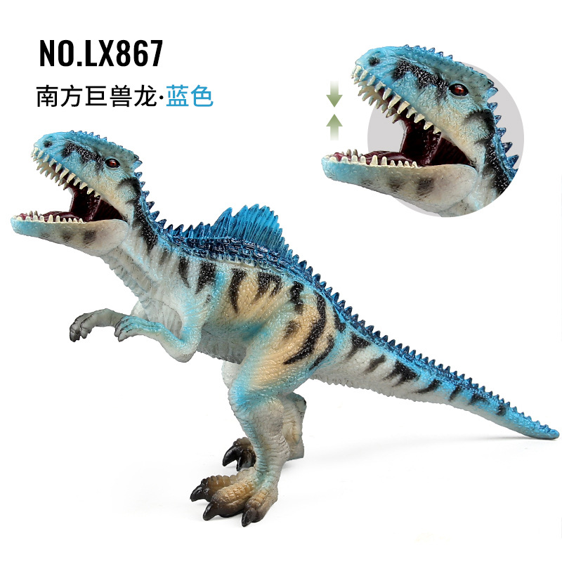 Juguetes de dinosaurios de exportación transfronteriza Triceratosaurus velociraptor Sur Zoosaurus modelo de animales juguetes ornamentales