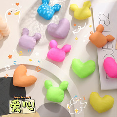 夏季新品可愛小熊頭愛心胸針批發衣服服裝配飾手工輔料飾品配飾