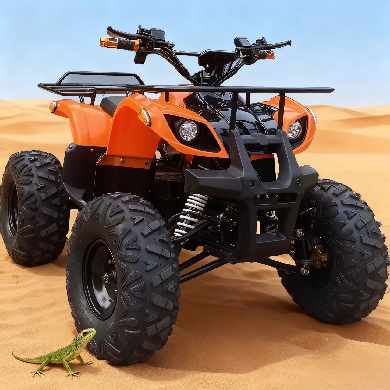Vehículo todoterreno de playa de 125 cc, motocicleta todoterreno para adultos, ATV eléctrico para nieve, versión eléctrica