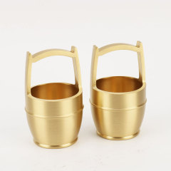 Factory-wholesale brass One-Barrel Gold Figurines | Home & Office Desk Decorations | One-Barrel Gold Crafts & Gift Items