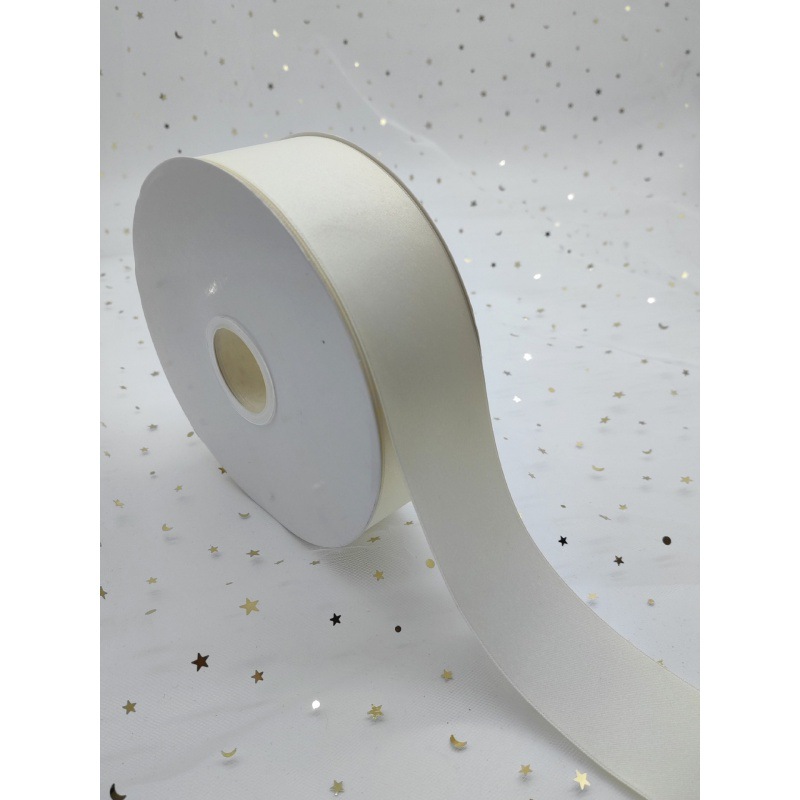 Beige poliéster brillante cinta de algodón arco accesorios tocado cinta bolsa caja de regalo fábrica de embalaje en stock al por mayor