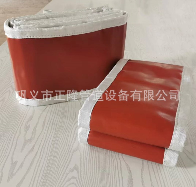 非金属膨胀节蒙皮 耐酸碱织物补偿器圈带 电厂烟道氟橡胶高温蒙皮