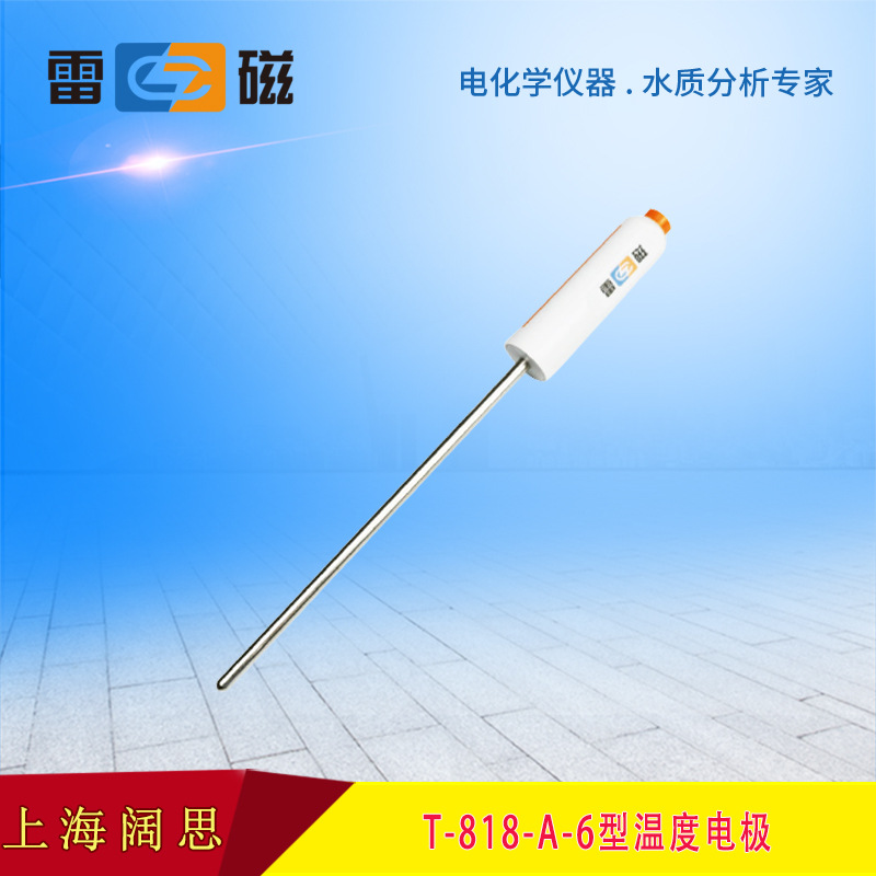 雷磁电极探头T-818-A-6/T-818-B-6型温度电极316不锈钢温度传感器