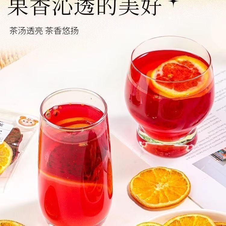 ドラゴンフルーツオレンジティー独立した手包装スナック食品フルーツティーフラワーティー健康茶卸売ドロップシッピング|undefined