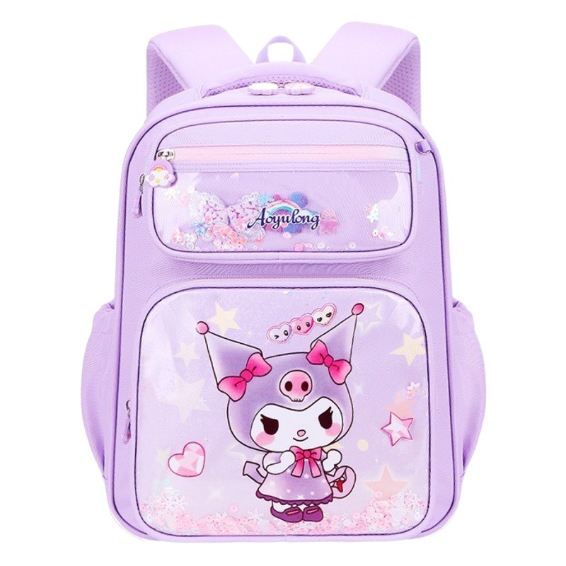 Cross-border coolomi Escuela Primaria estudiante mochila Grado 1-3-6 columna protección reducción de la carga ligera de gran capacidad niños mochila