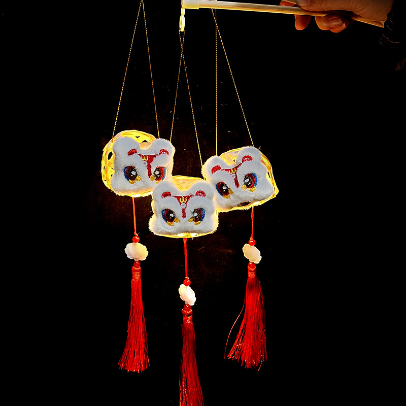 대나무 웨이드 라이온 랜턴