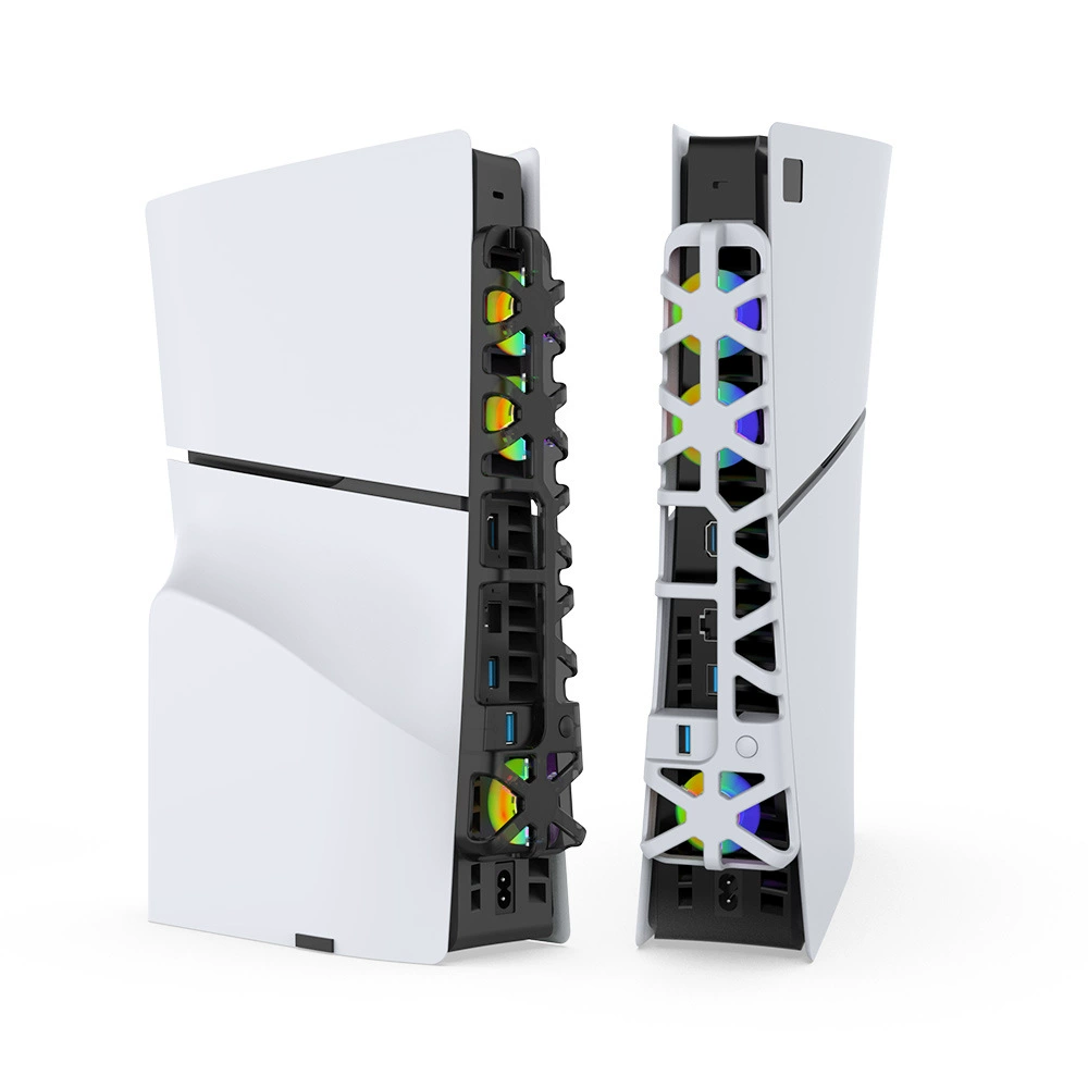 PS5SLIM тачка задний радиатор вентилятор PS5SLIM цифровая версия оптический привод версия с RGB подсветкой, охлаждение вентилятора