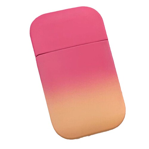 Internet celebrity gradient color thin inflatable windproof lighter pink flame supports color printing pattern factory wholesale