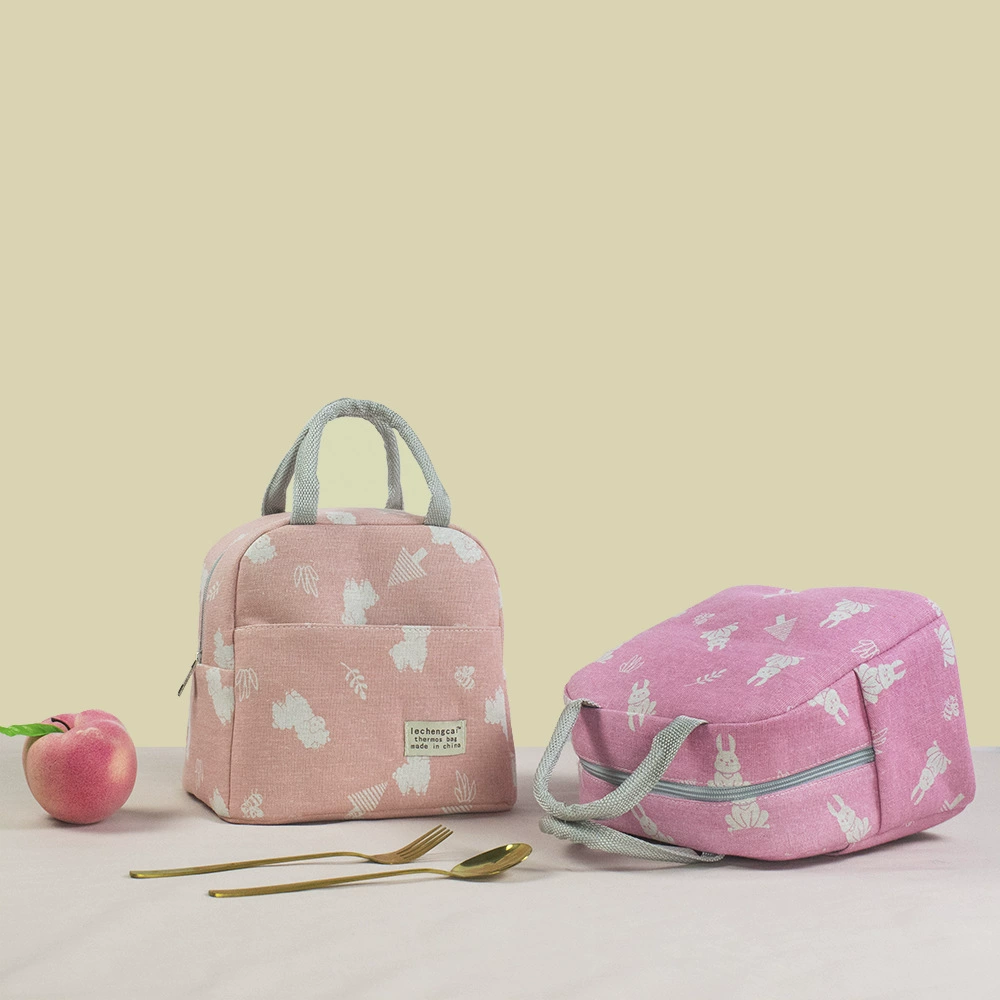 Capacious matte lunch box, thermos, simple and elegant design