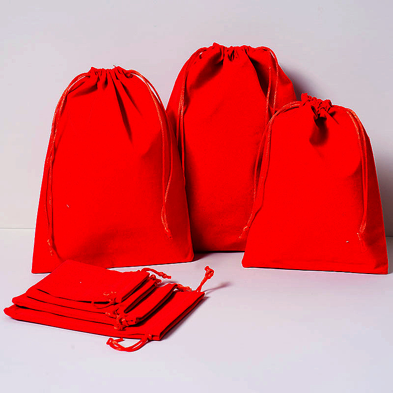 Red; 5*7cm; knitted bottom flannel