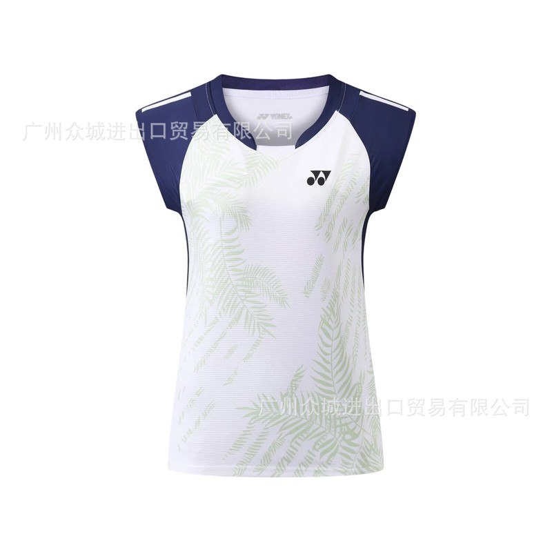 YY新款速干羽毛球服女款小飞袖运动t恤大赛服短袖男比赛队服球衣|undefined