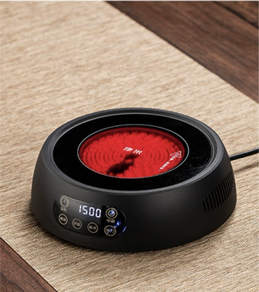 1500W black electric ceramic stove K6