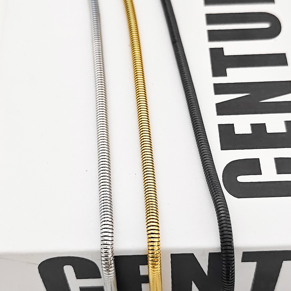 15g Weight Chain Bracelet Classification Titanium Steel Chain Material Twisted Rope Chain, snake chain, figaro chain Chain Type 1 Piece Quantity Daily Occasion Titanium Steel Material Geometric Pattern All Seasons Season Men's Gender Hip-Hop Style Hip-Hop Geometric Titanium Steel Men's Chain Bracelet Men's Chain Bracelets 5