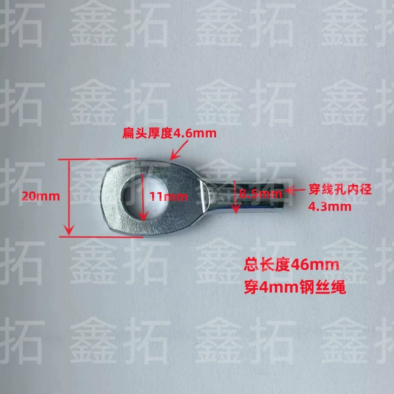 Электропроводка 4 мм из нержавеющей стали трос рыбий глаз терминал Утюг гальванизированный провод терминал трос обжимной терминал