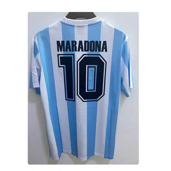 86 Argentina home short sleeves + printed No. 10