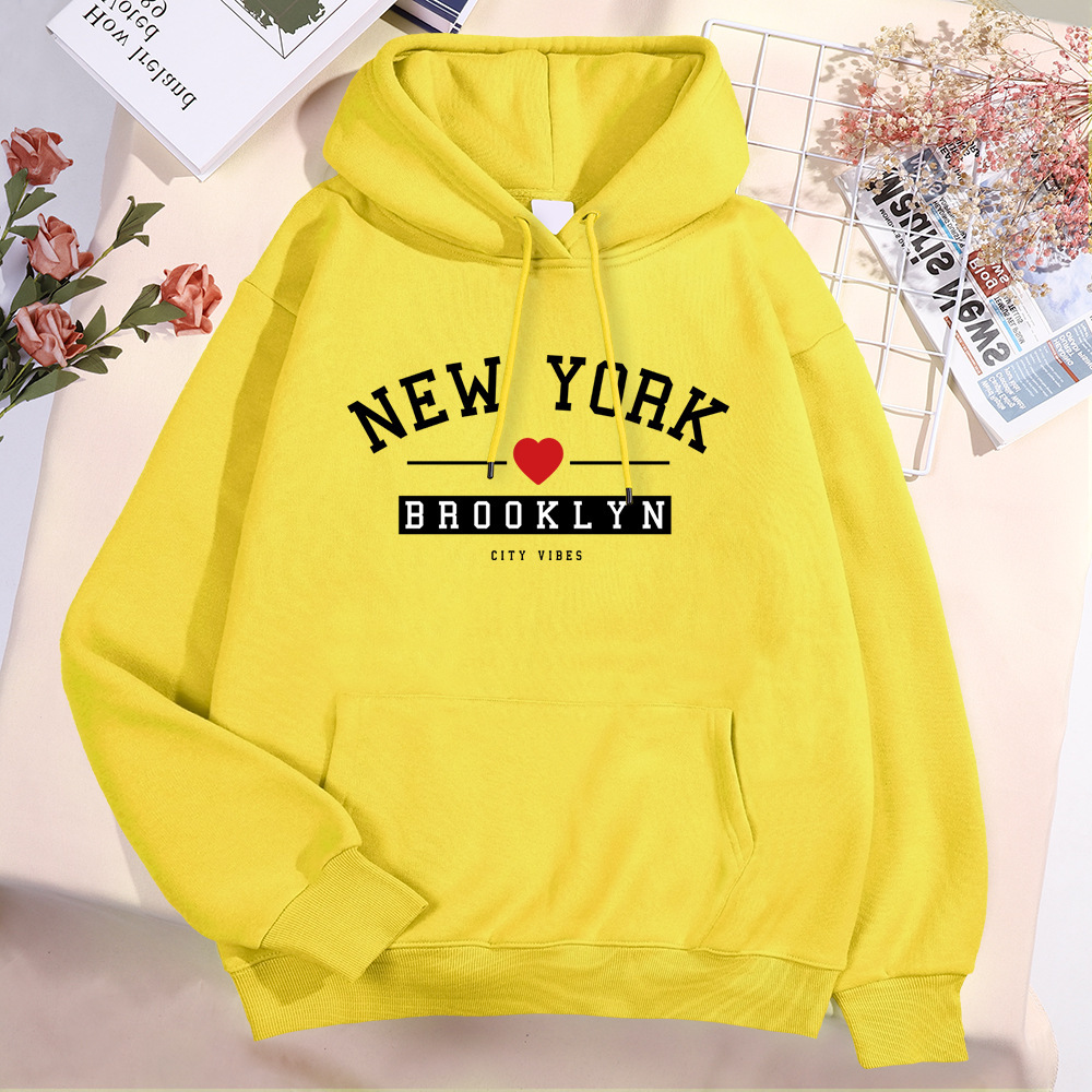 Nueva York Brooklyn City Vibes Letter Setwear Men Women New