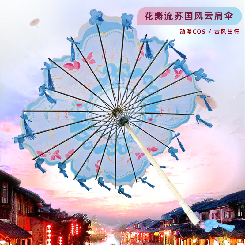 Wholesale Traditional Chinese Style Octagonal Umbrellas for Dance Props and Decoration, Popular Online Items
