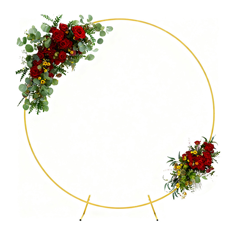 Hot sale arco de metal especial arco de boda estante de flores de boda hierro forjado soporte de globo inflable