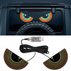 クロスボーダーダイナミック LED 車アイライト車マルチモード警告リマインダーライトリアテールライトバックミラーライト