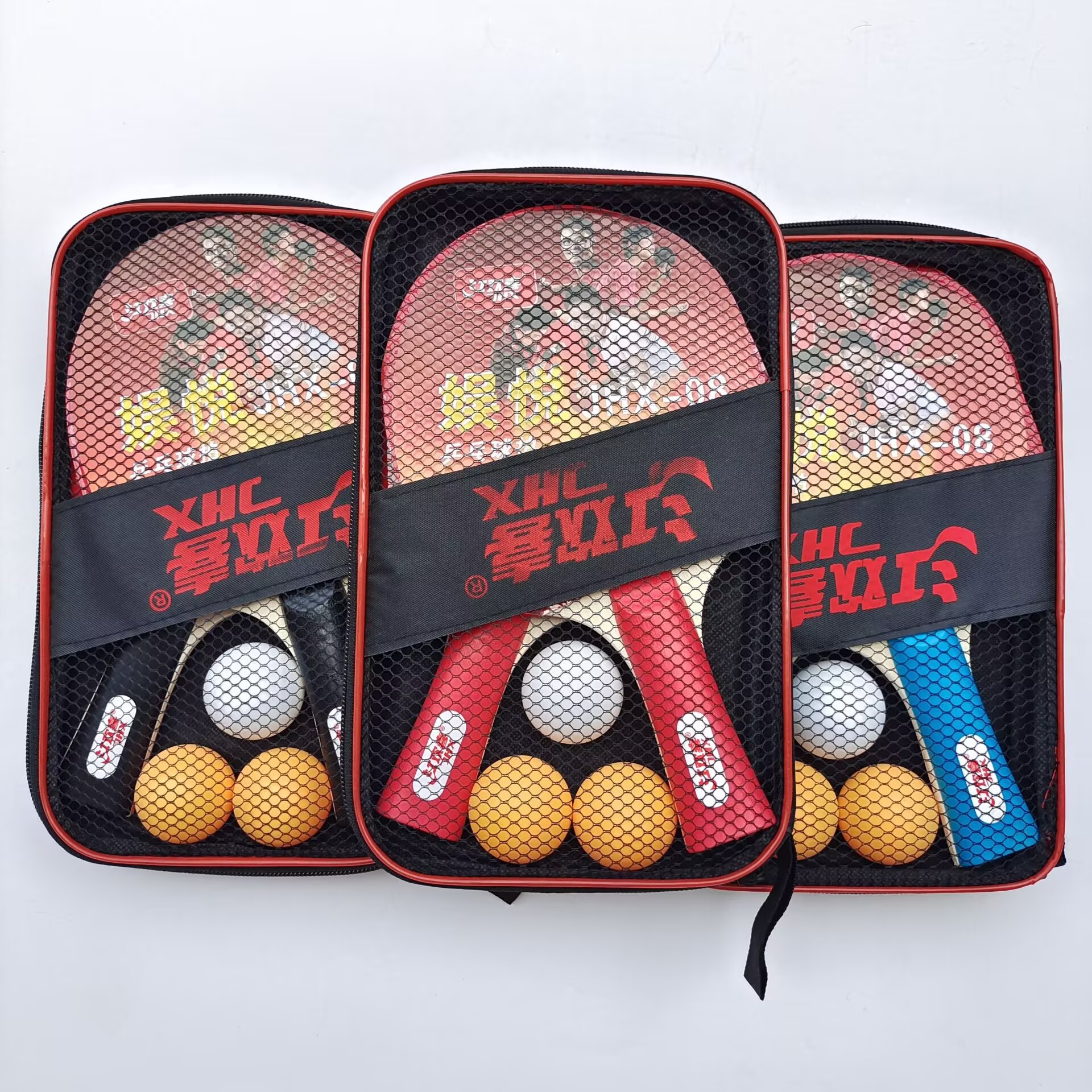 Supply of Table Tennis Rackets for Primary and Secondary School Students, Beginner Rackets, Two Rackets and Three Balls Set, Table Tennis Racket with Balls