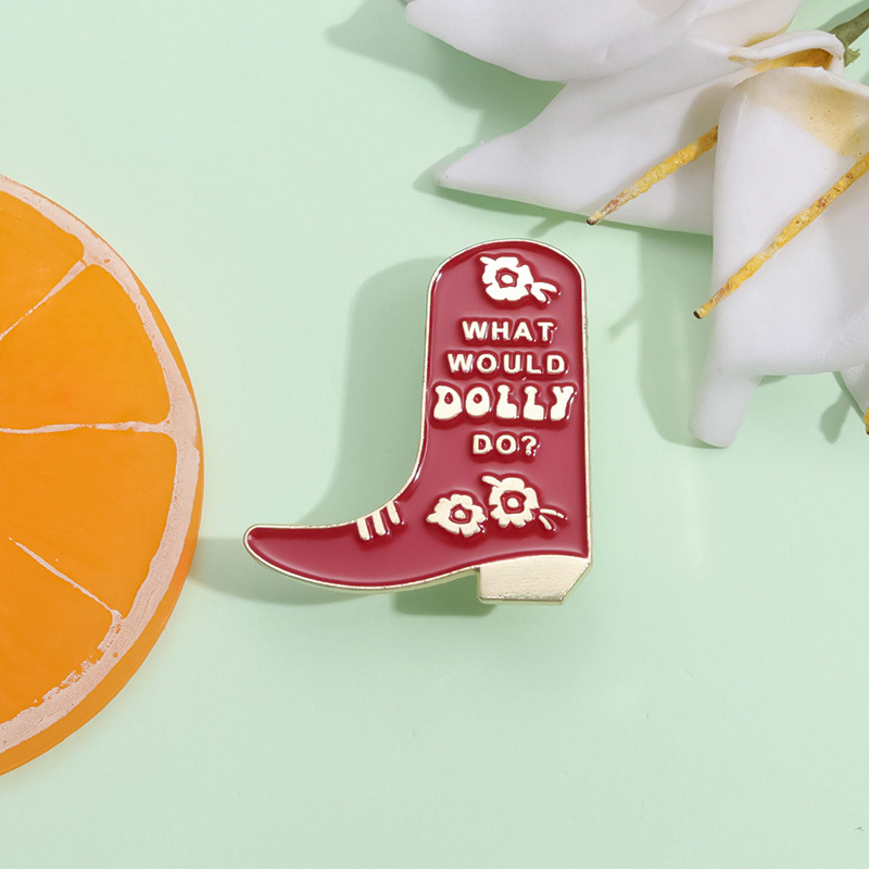 9g Weight Brooches Classification Daily, Street Occasion Alloy Material Boots Pattern Unisex Gender Stoving Varnish Design Vintage Style, Simple Style Style Vintage Style Simple Style Pin Boots Alloy Stoving Varnish Unisex Brooches 5