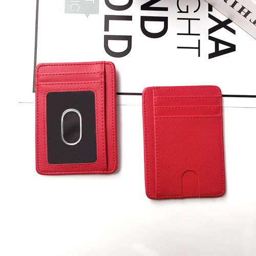 RFID anti-degaussing bank card holder protective cover cross-border new unisex multi-card slot PU card holder