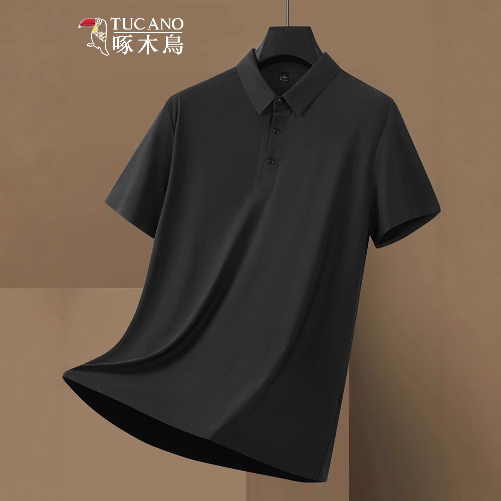 Silk summer light and thin polo