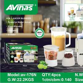 外贸出口Avinas AV-176N EU 料理机 4in1Nurtient Blender 4PCS/C