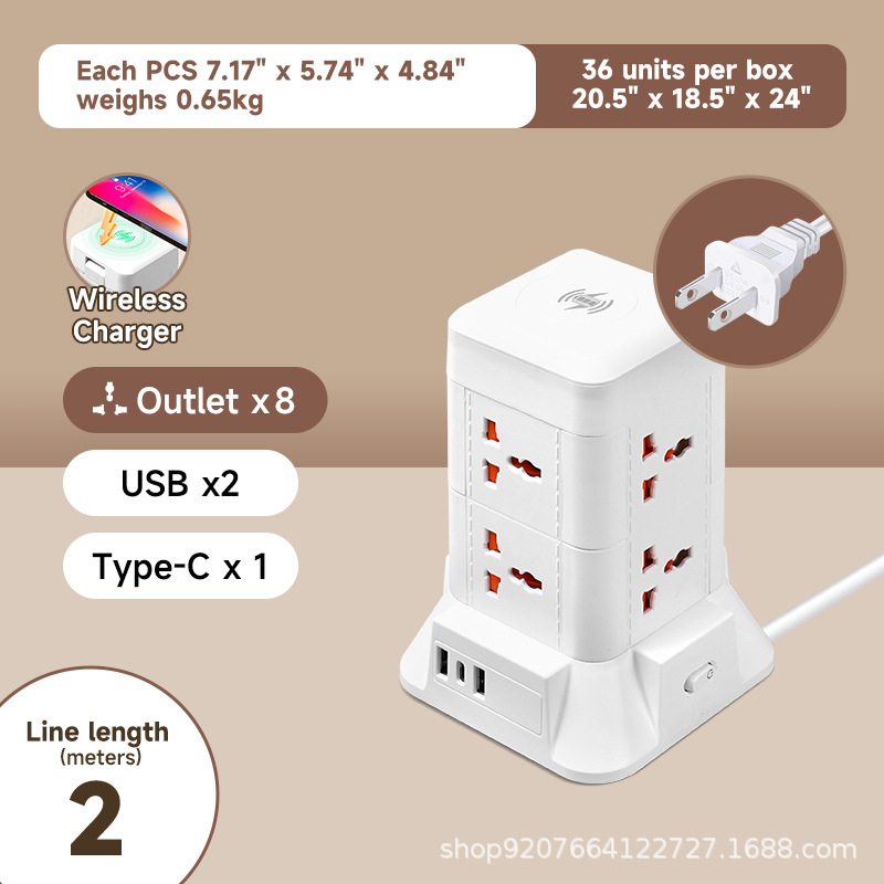 EE. UU. 2 pies-2 metros-2 capas/USB/carga inalámbrica