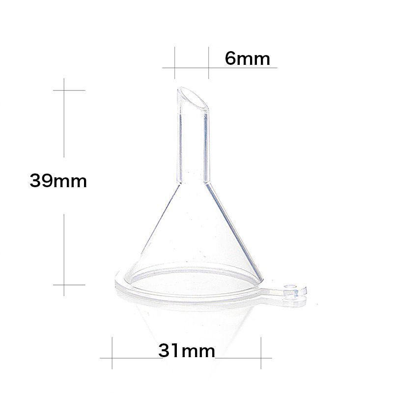 Fabricante spot embudo líquido artefacto de dispensación de perfume PP plástico metal aluminio embudo líquido herramienta de dispensación