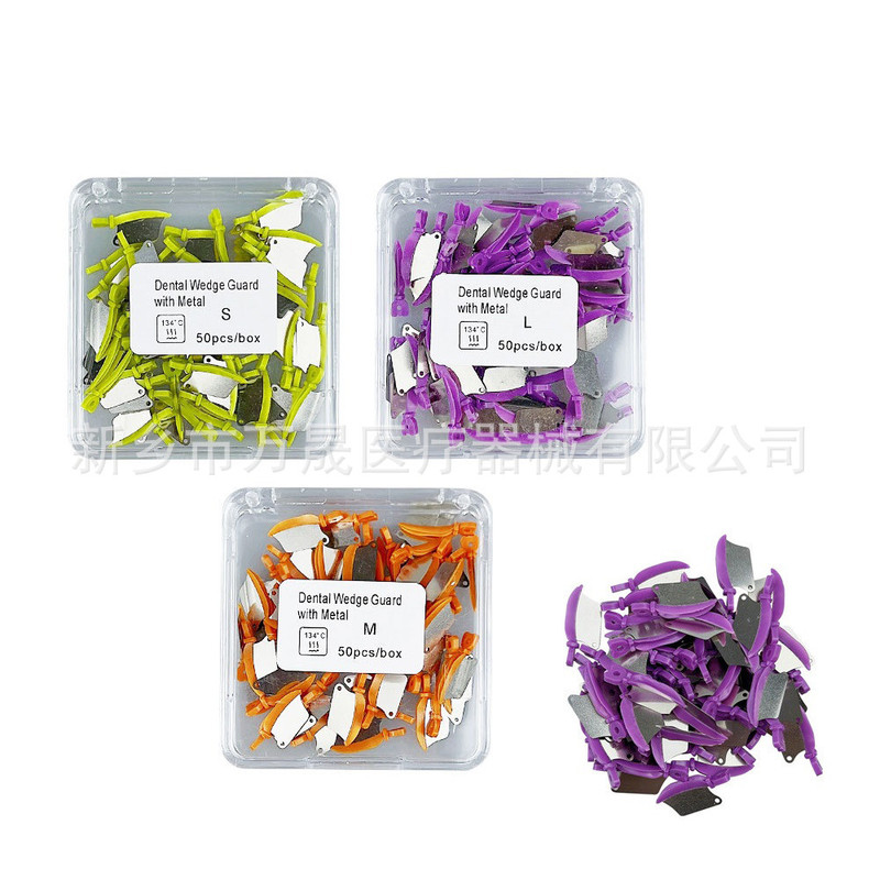 Dental wedge knife tooth gap wedge wedge shaped piece high temperature resistant 50 pieces/box