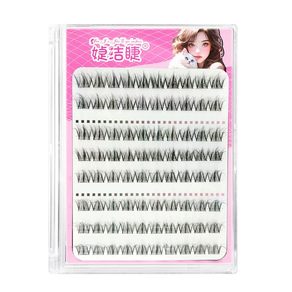 排 ✿ 8 8 row 80 clusters 5D mink velvet baby curved 12mm