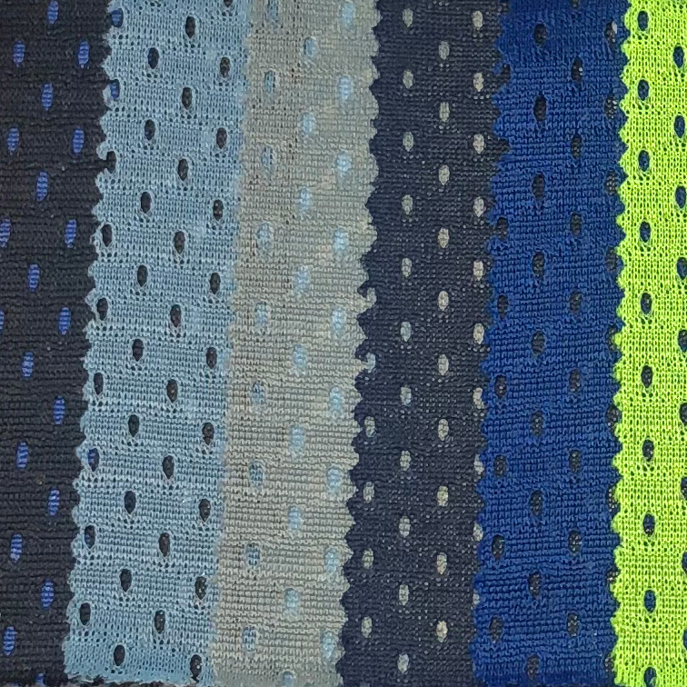 现货68D洞布 涤纶网眼圆孔洞布 轻薄透气 运动背心上衣短裤面料