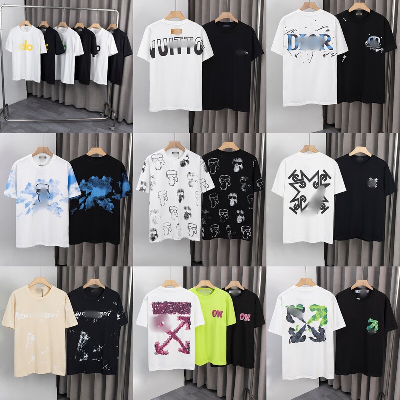 Cross-Border Top Correct Version of Trendy Brand Short-Sleeved T-Shirts for Men and Women, Loose Spring and Summer Collection, Export Wholesale, Dropshipping
