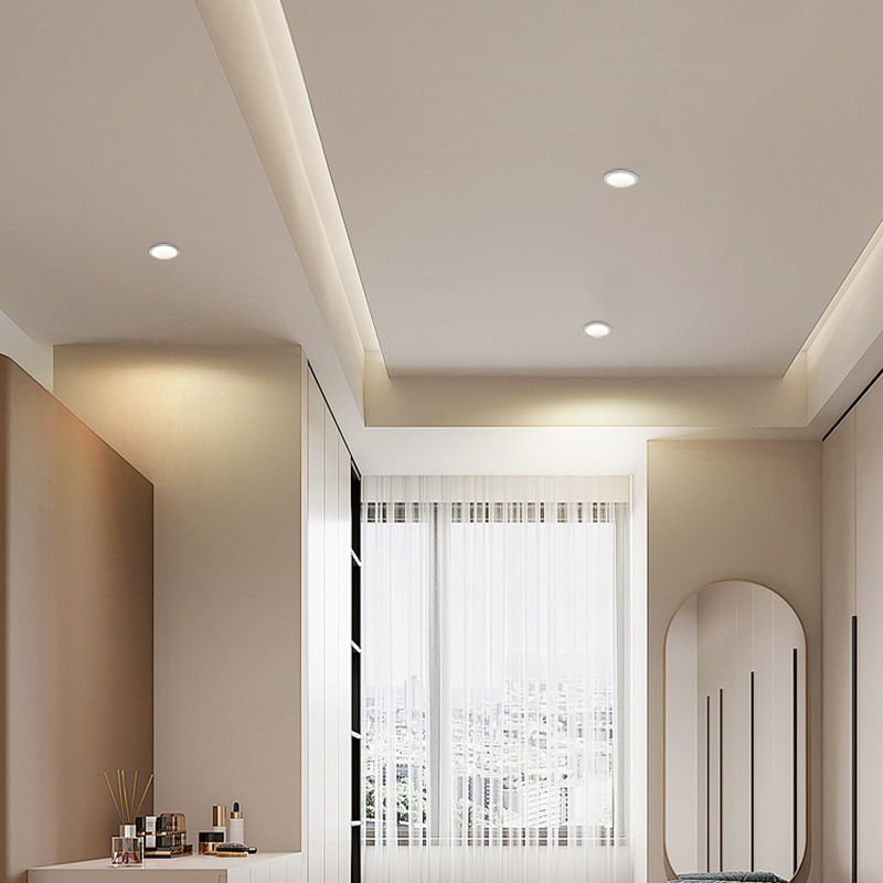 Gran vista jardín downlight pasillo LED techo incrustado en el pasillo anti-deslumbrante downlight Zhongshan lámpara 459L image 3