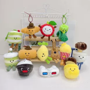 Мягкая игрушка 4 дюйма фрукты и овощи брелок