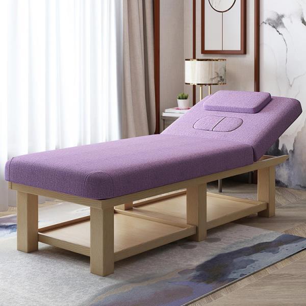Fábrica directa cama de belleza de madera sólida sala de belleza multifuncional con agujeros de moxibustión cama de fisioterapia cama de masaje de belleza cama de masaje image 18