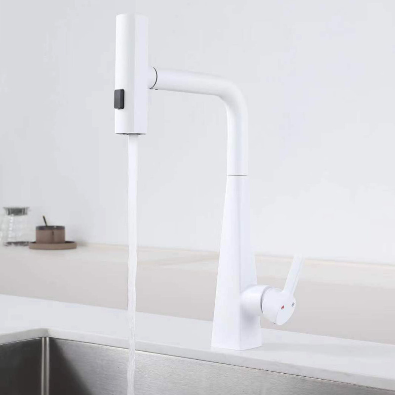 Factory wholesale four-way rain pull faucet household multifunctional kitchen thickened high-level bathroom combination Factory wholesale four-way rain pull faucet household multifunctional kitchen thickened high-level bathroom combination