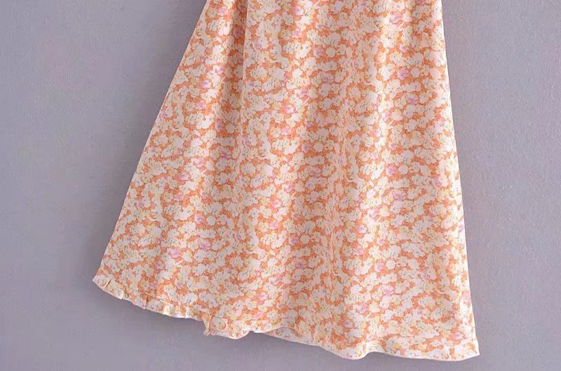 hibiscus hemp lace wrap tie short sleeve dress NSYXB118797