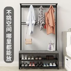 コートラック、家庭用コートラック、リビングルームの収納可能なコートラック、寝室のコートラック、玄関の靴交換スツール、靴ラック、靴キャビネット
