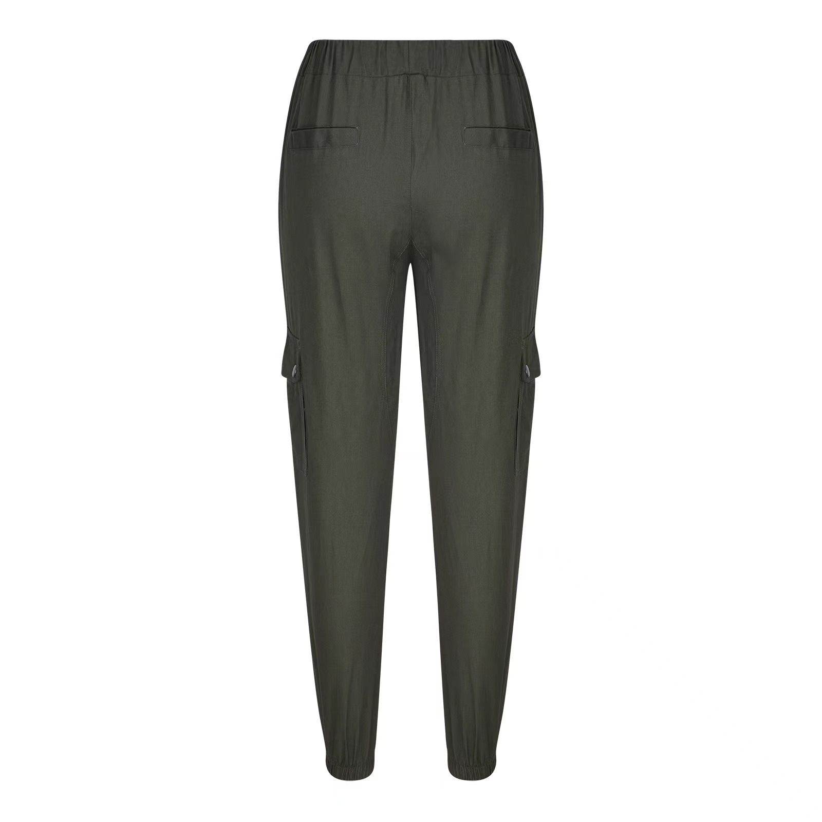 Autumn New Men's Cargo Pants Mens Overalls Multi-pockets Solid Color Pants Trousers Slim Fit Jogging_voghion.com