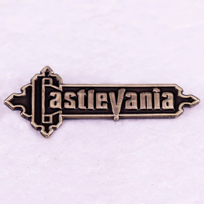 Devil City logo enamel pin game metal badge brooch (Yaxa sancaqları) - gold-c03-03-d01a-18-3-3