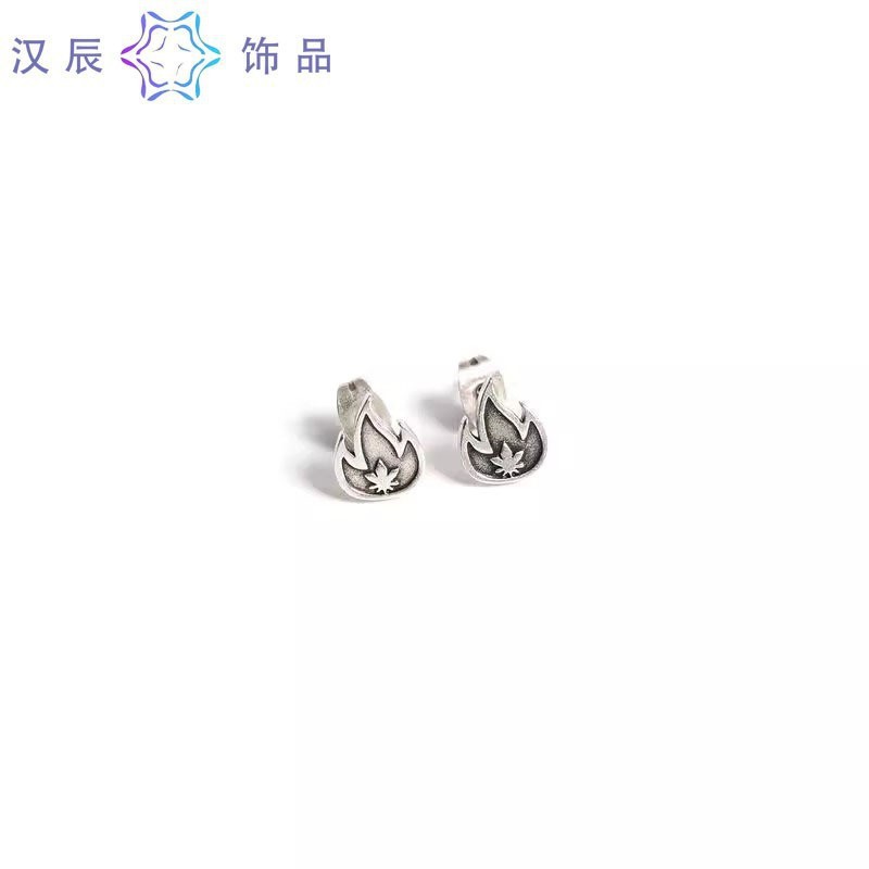 X530-A (Shengfu flame earrings) pair